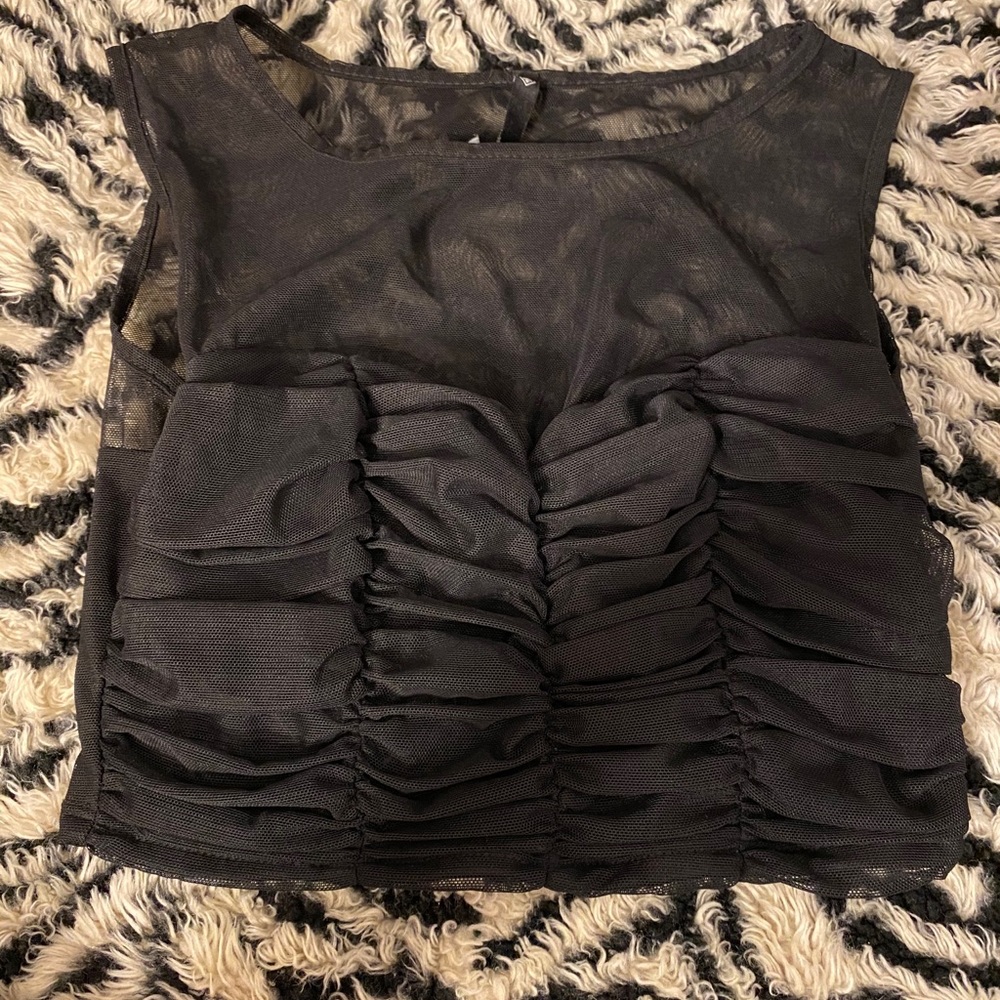 Mesh crop top